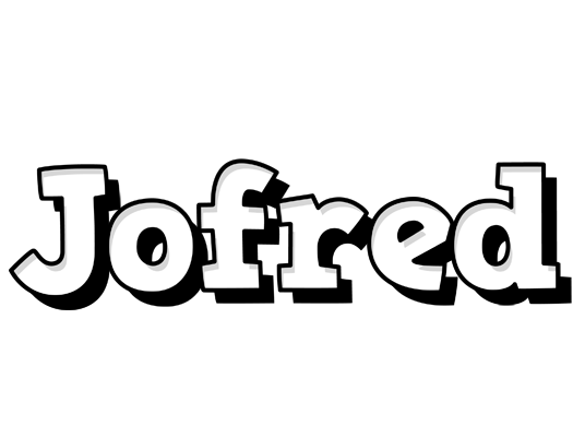 Jofred snowing logo