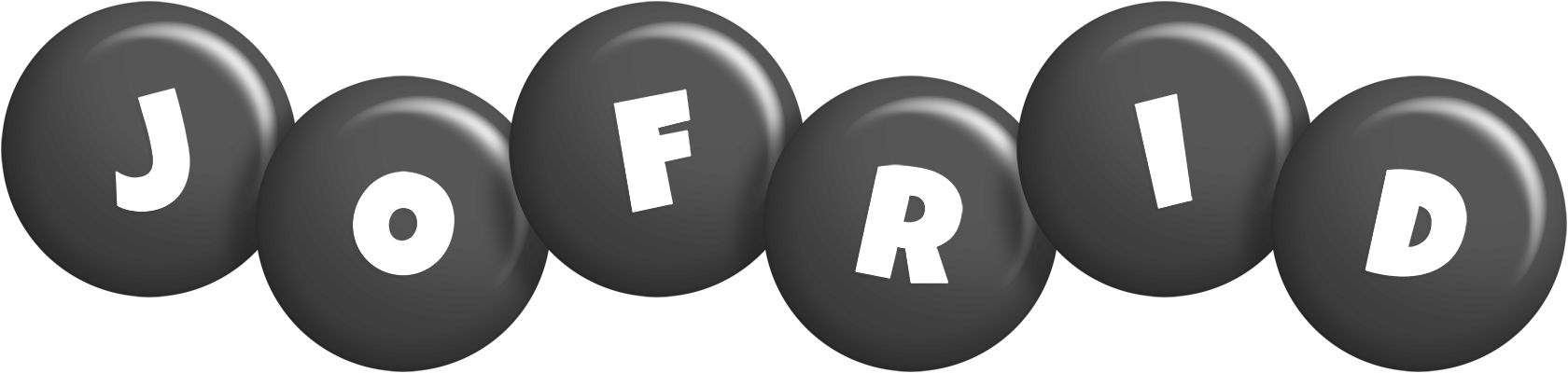 Jofrid candy-black logo