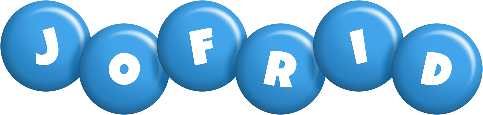 Jofrid candy-blue logo