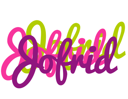 Jofrid flowers logo