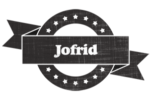 Jofrid grunge logo