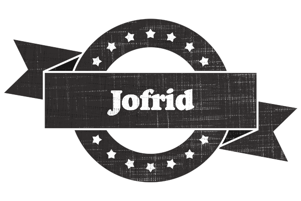 Jofrid grunge logo