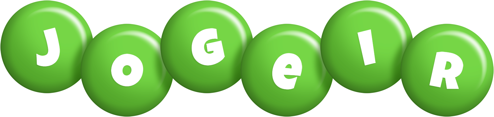 Jogeir candy-green logo
