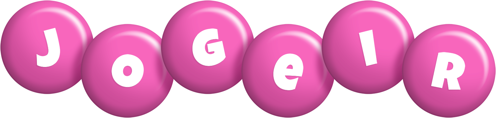 Jogeir candy-pink logo