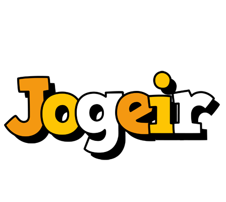 Jogeir cartoon logo
