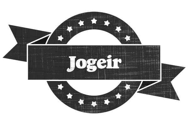 Jogeir grunge logo