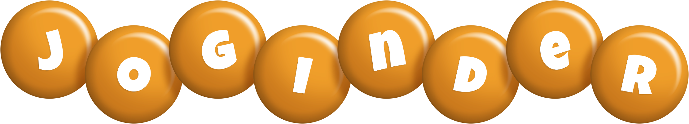 Joginder candy-orange logo