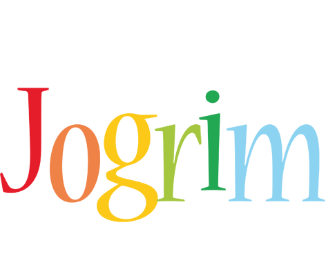 Jogrim birthday logo