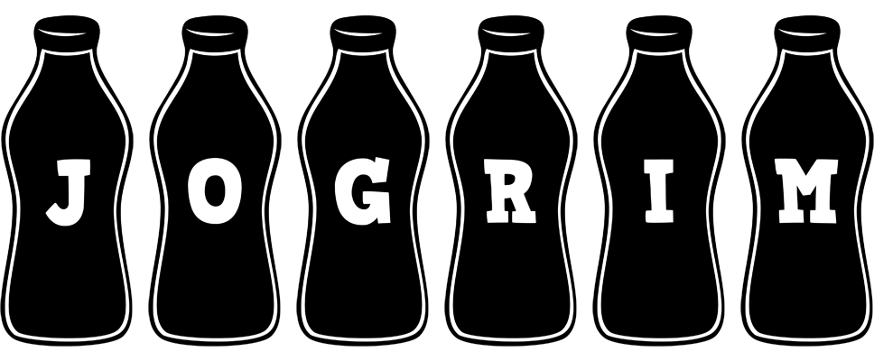 Jogrim bottle logo