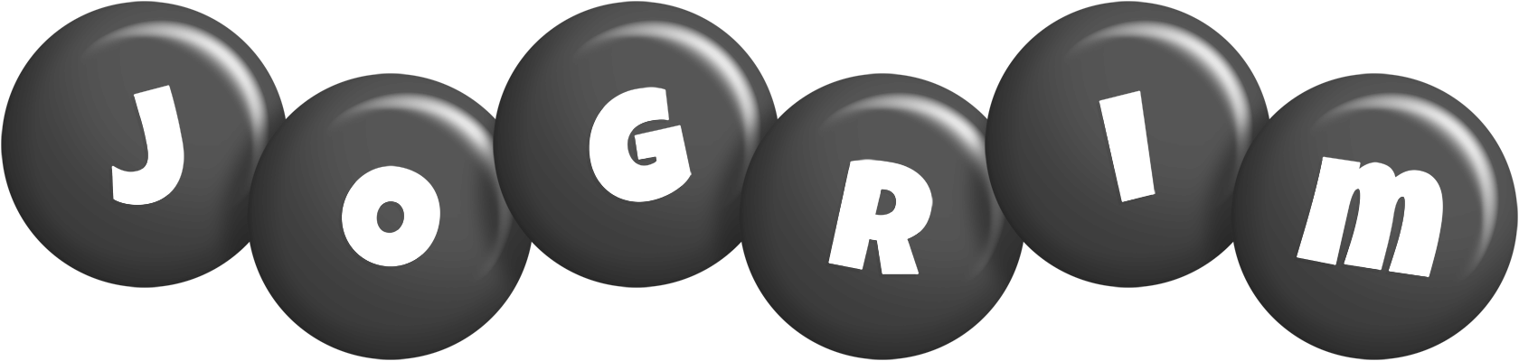 Jogrim candy-black logo
