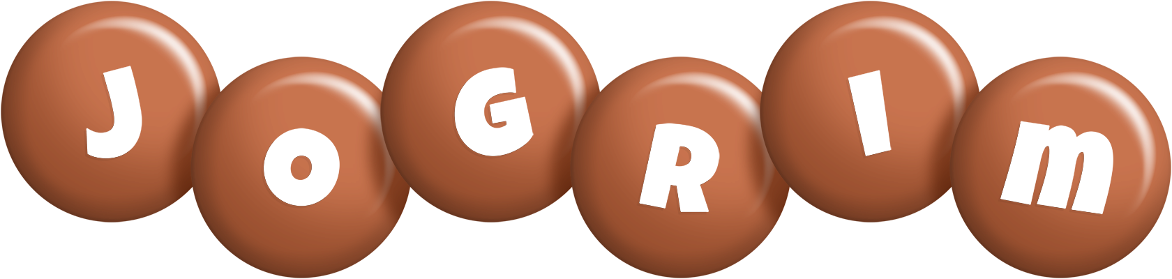 Jogrim candy-brown logo