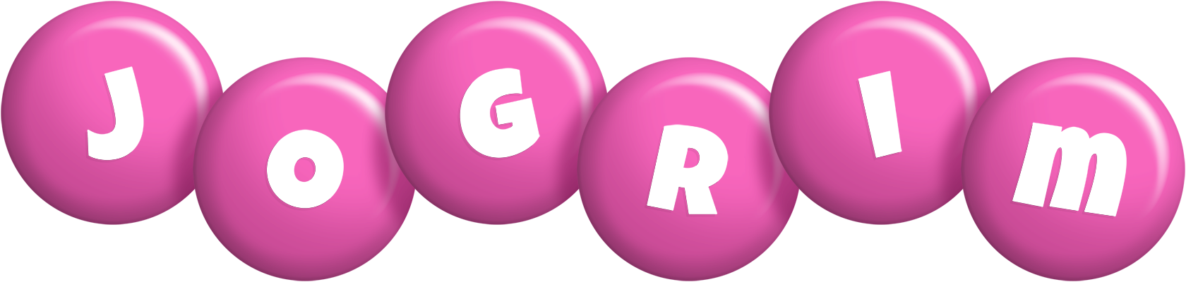 Jogrim candy-pink logo
