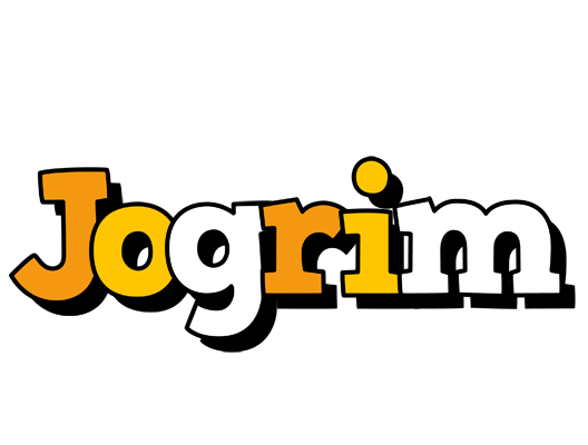 Jogrim cartoon logo