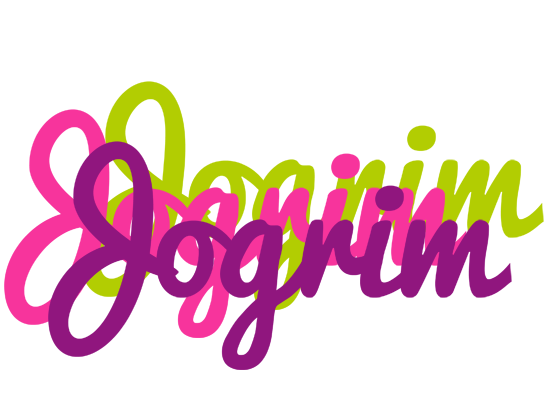 Jogrim flowers logo