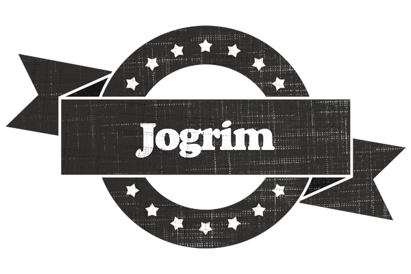 Jogrim grunge logo