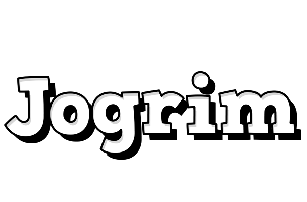 Jogrim snowing logo