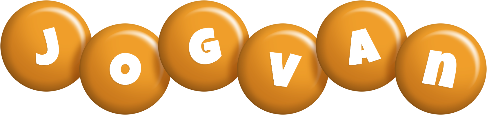 Jogvan candy-orange logo
