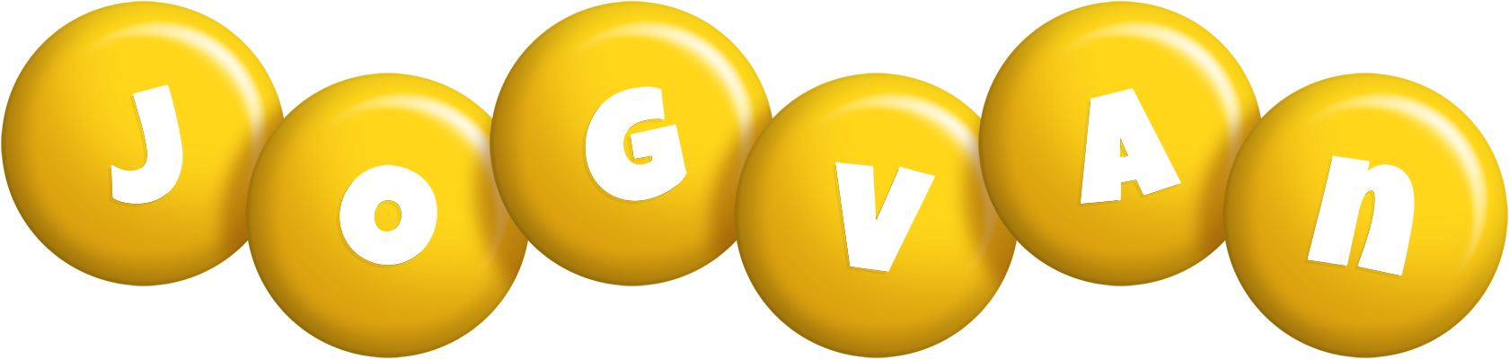 Jogvan candy-yellow logo