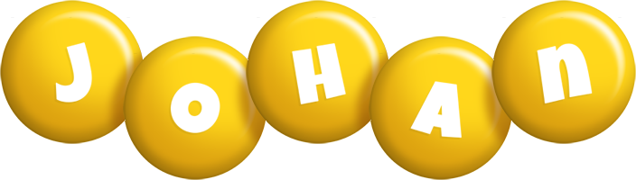 Johan candy-yellow logo