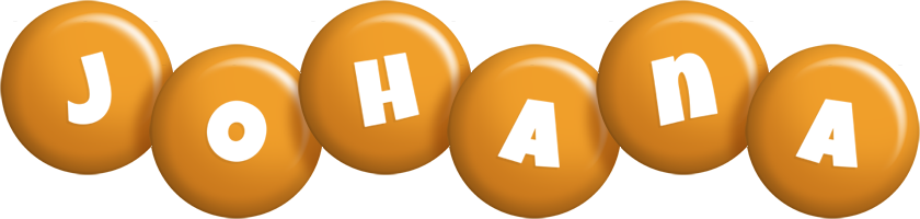 Johana candy-orange logo