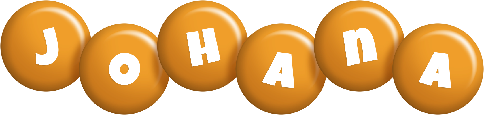 Johana candy-orange logo
