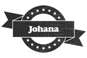 Johana grunge logo