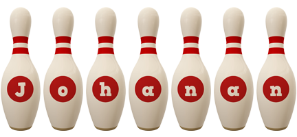 Johanan bowling-pin logo