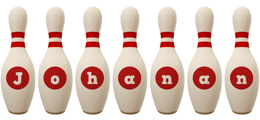 Johanan bowling-pin logo