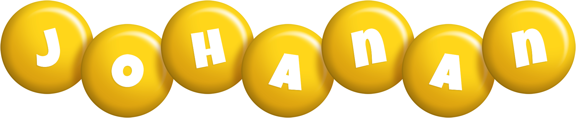 Johanan candy-yellow logo