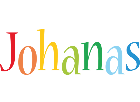 Johanas birthday logo