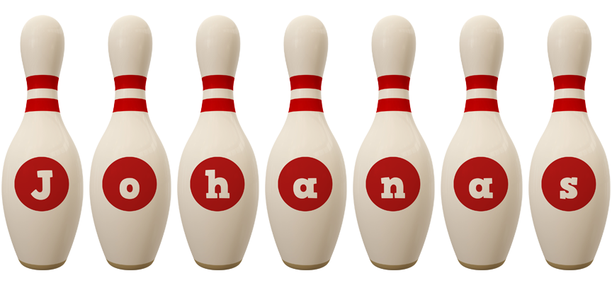 Johanas bowling-pin logo