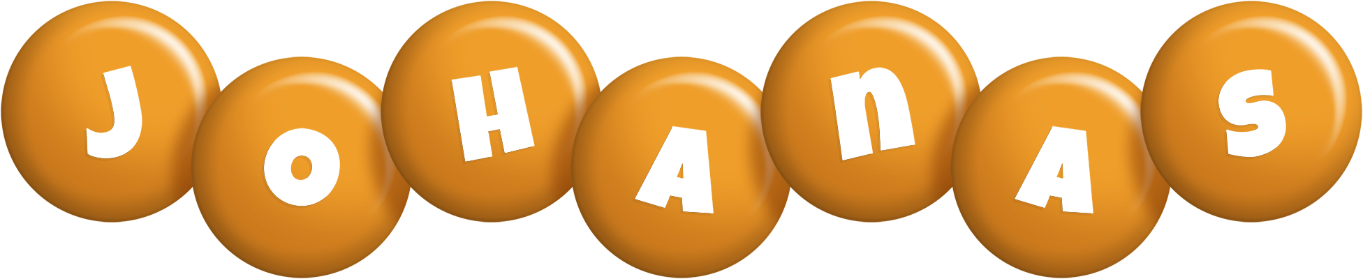 Johanas candy-orange logo