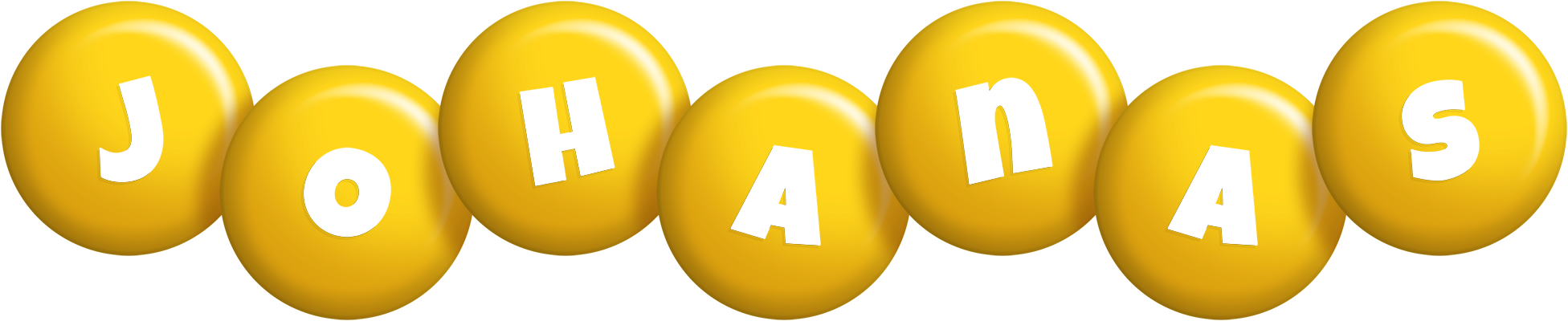 Johanas candy-yellow logo