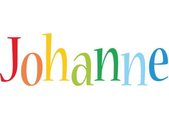 Johanne birthday logo