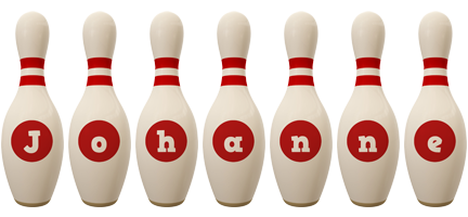 Johanne bowling-pin logo