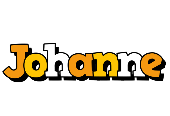 Johanne cartoon logo