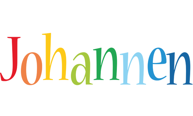 Johannen birthday logo