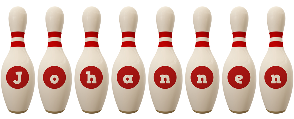 Johannen bowling-pin logo