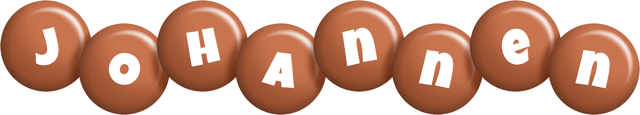 Johannen candy-brown logo
