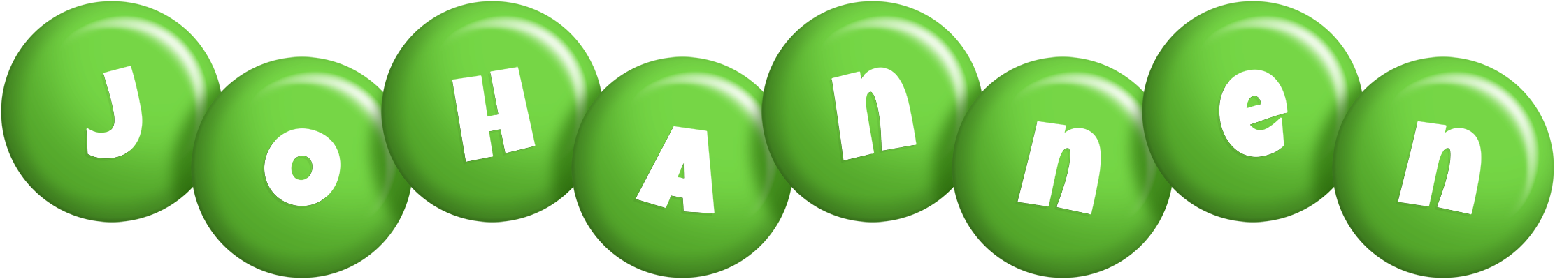 Johannen candy-green logo