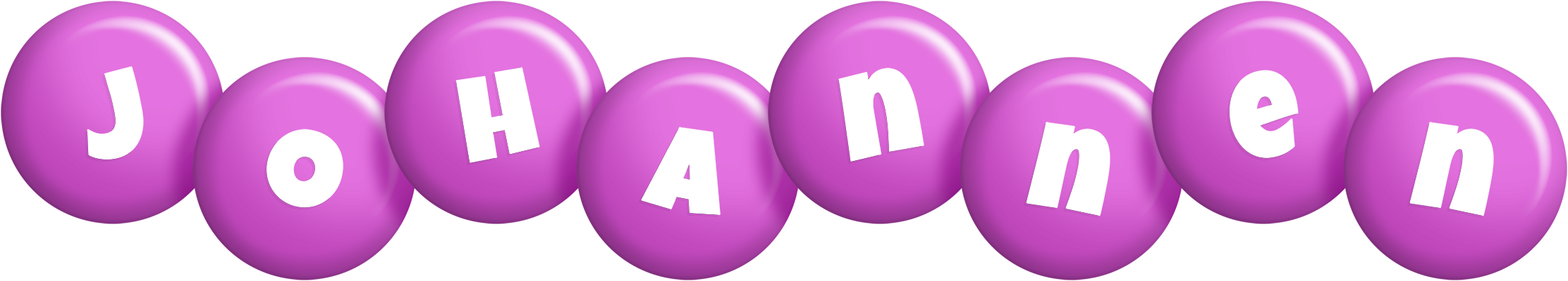 Johannen candy-purple logo