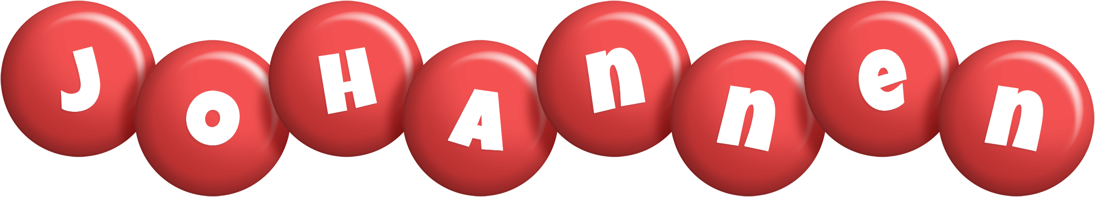 Johannen candy-red logo