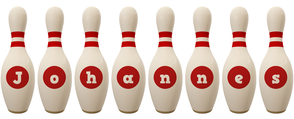 Johannes bowling-pin logo