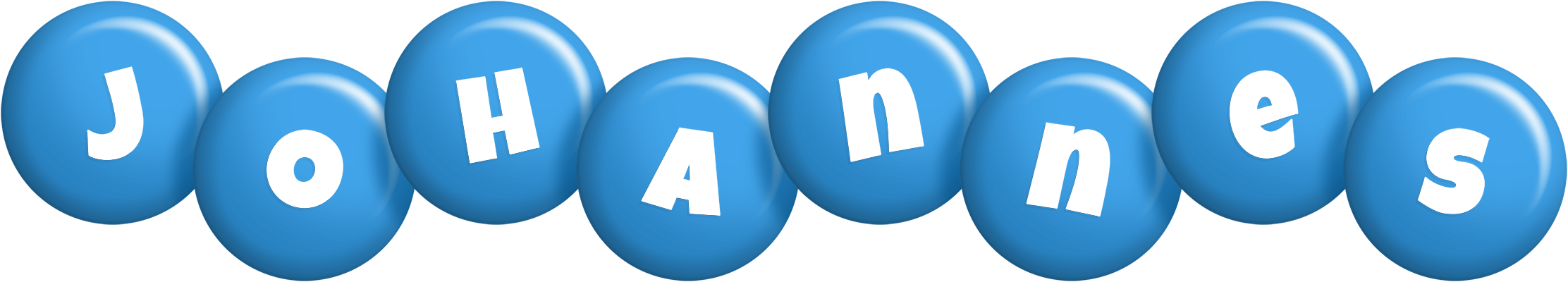 Johannes candy-blue logo