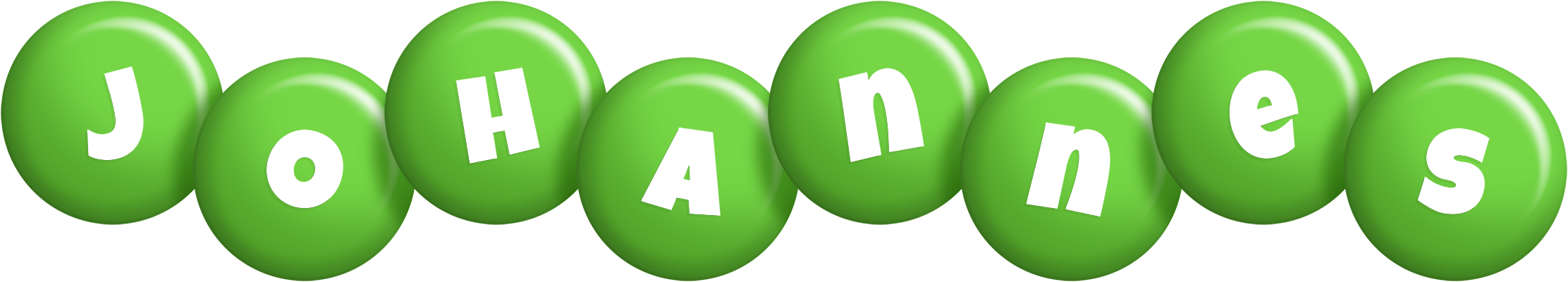 Johannes candy-green logo