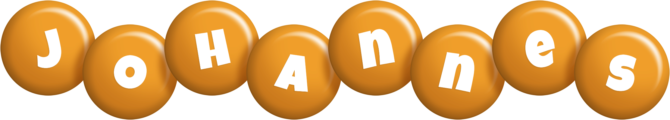 Johannes candy-orange logo