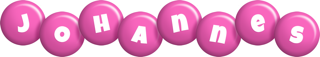 Johannes candy-pink logo