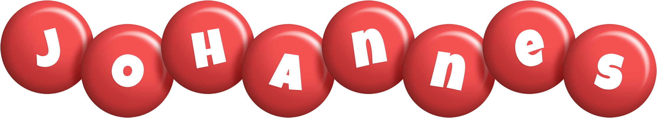 Johannes candy-red logo