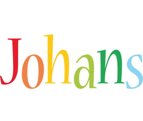 Johans birthday logo