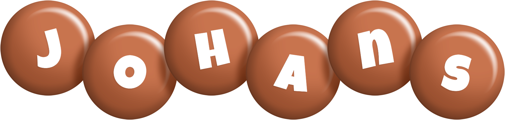 Johans candy-brown logo